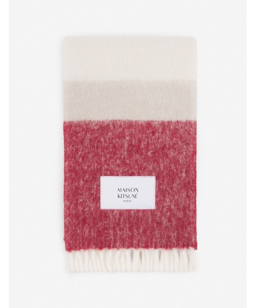 ALPACA STRIPED SCARF（マフラー）｜Maison Kitsune（メゾンキツネ）の