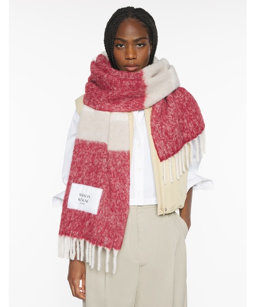 ALPACA STRIPED SCARF（マフラー）｜Maison Kitsune（メゾンキツネ）の