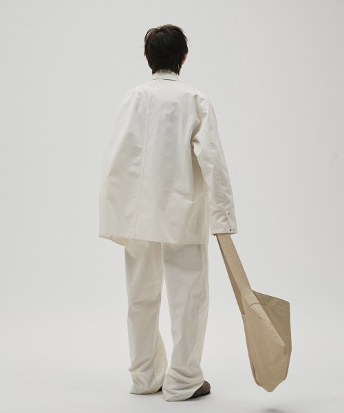 TODAYFUL（トゥデイフル）の「Boyfriend Cotton Jacket（テーラードジャケット・レディース・ブラック/ホワイト・36inch/38inch）」の9枚目の写真