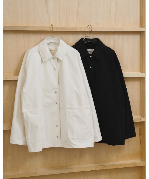 TODAYFUL（トゥデイフル）の「Boyfriend Cotton Jacket（テーラードジャケット・レディース・ブラック/ホワイト・36inch/38inch）」の11枚目の写真