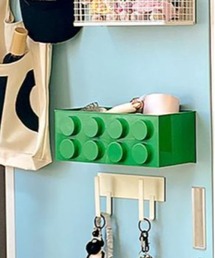 Jelly moo(ジェリームー)の【 Jelly moo / ジェリームー 】 カラー ブロック ワイド マグネット ケース / 収納ケース(収納グッズ)