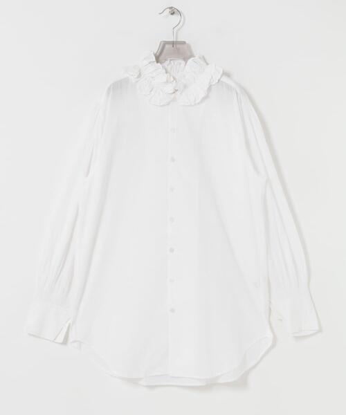 セール】crinkle crinkle crinkle cotton frill coller shirts（シャツ