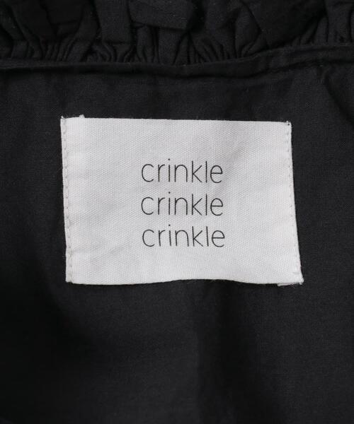 crinkle crinkle crinkle（クリンクルクリンクルクリンクル）の「crinkle crinkle crinkle　cotton frill coller shirts（シャツ/ブラウス・レディース・ブラック/ホワイト・FREE）」の21枚目の写真