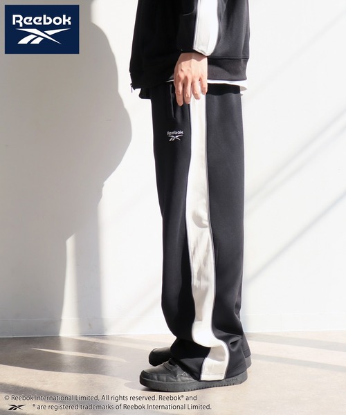 Reebok（リーボック）の「【Reebok/リーボック】ライン デザイン トラックパンツ（スウェットパンツ・メンズ・ブラック/チャコールグレー/ネイビー・M/L/LL）」の6枚目の写真