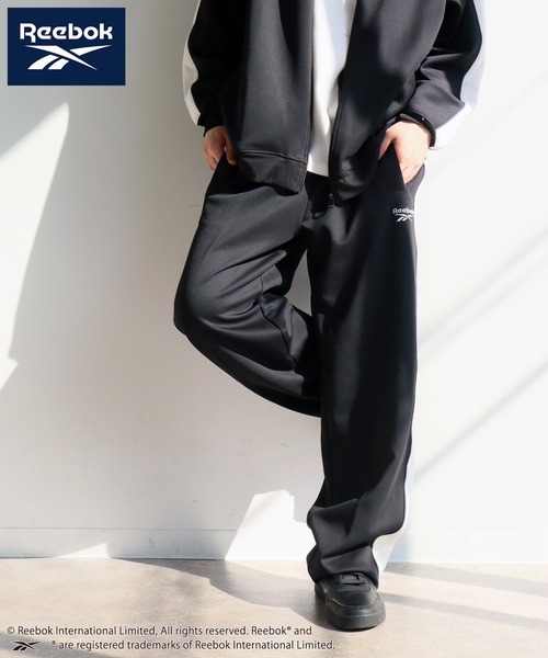 Reebok（リーボック）の「【Reebok/リーボック】ライン デザイン トラックパンツ（スウェットパンツ・メンズ・ブラック/チャコールグレー/ネイビー・M/L/LL）」の5枚目の写真