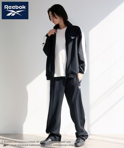 Reebok（リーボック）の「【Reebok/リーボック】ライン デザイン トラックパンツ（スウェットパンツ・メンズ・ブラック/チャコールグレー/ネイビー・M/L/LL）」の10枚目の写真