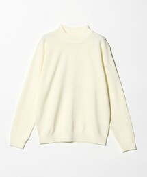 良品 23SS UNITED ARROWS ユナイテッドアローズ チュール オーガンジースリーブ ニット プルオーバー カットソー ホワイト レディース 古着 中古 USED オーガンジー チュール 5分袖 ブラウス