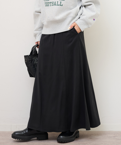 JOURNAL STANDARD relume（ジャーナルスタンダード　レリューム）の「フィブリルパネルスカート（スカート・レディース・ブラック/ブラウン系その他・36/38）」の7枚目の写真