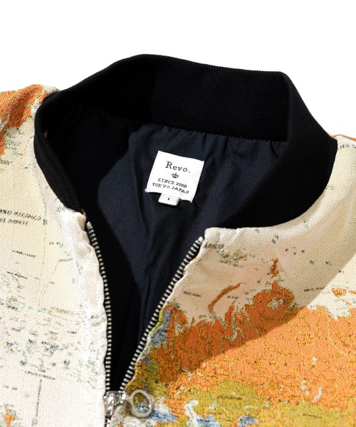 Revo.（レボ）の「Revo./レヴォ　ゴブラン総柄織り ジップアップ ブルゾン（ブルゾン・メンズ・その他1/その他3/その他4/その他2・MEDIUM/LARGE/X-LARGE）」の18枚目の写真