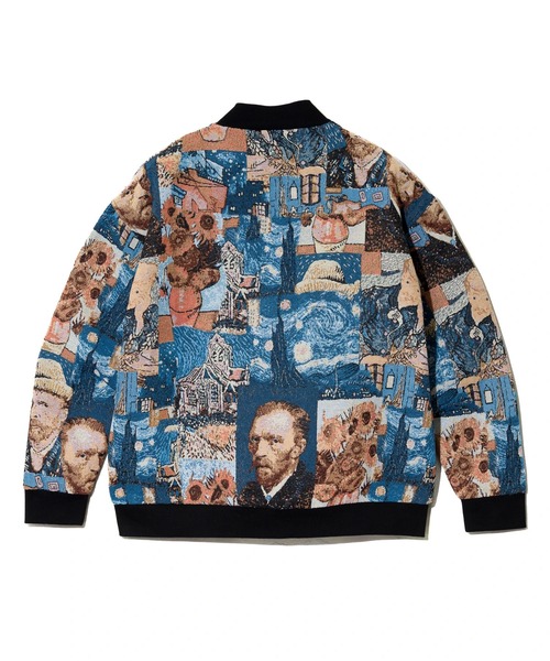 Revo./レヴォ ゴブラン総柄織り ジップアップ ブルゾン（ブルゾン