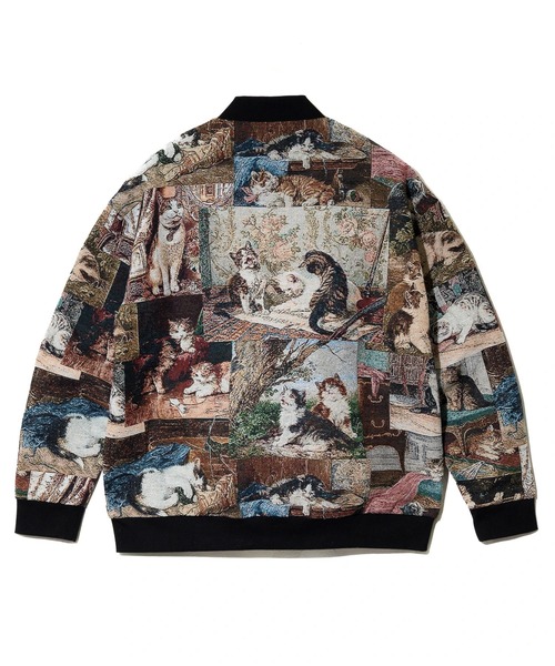 セール】Revo./レヴォ ゴブラン総柄織り ジップアップ ブルゾン