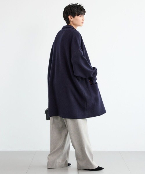 BARNYARDSTORM(バンヤードストーム)の「BARNYARDSTORM / カシミヤ混コーディガン(カーディガン/ボレロ・レディース・ベージュ/ネイビー・FREE)」の10枚目の写真