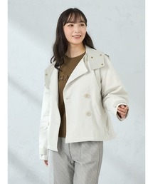 HARUYAMA（ハルヤマ）の「【WEB限定】薄中綿トレンチフードコート FURRY（ブルゾン）」