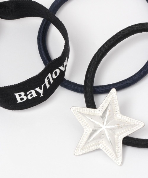BAYFLOW（ベイフロー）の「CGスターゴムヘアセット（ヘアゴム・レディース・ブラウン/ブラック/アイボリー/グレー・FREE）」の5枚目の写真