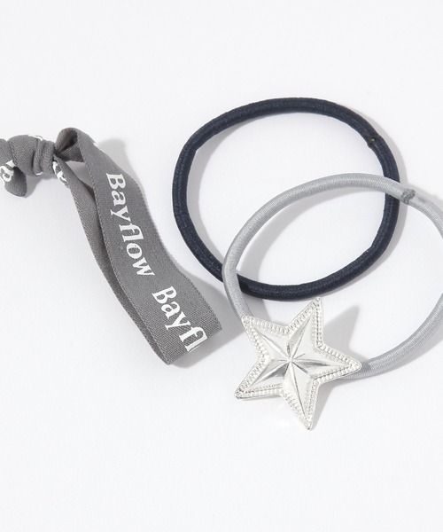 BAYFLOW（ベイフロー）の「CGスターゴムヘアセット（ヘアゴム・レディース・ブラウン/ブラック/アイボリー/グレー・FREE）」の7枚目の写真