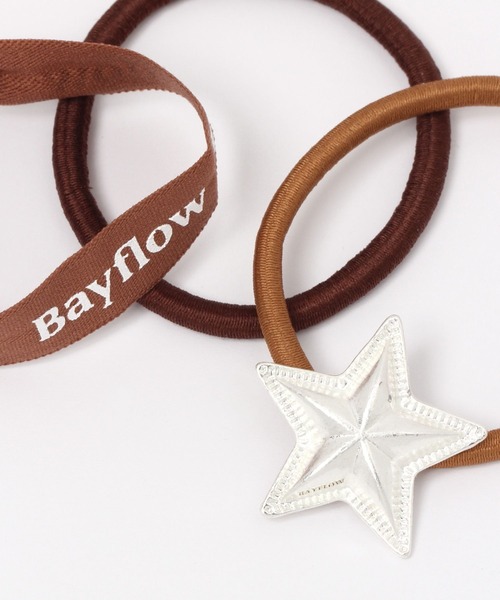 BAYFLOW（ベイフロー）の「CGスターゴムヘアセット（ヘアゴム・レディース・ブラウン/ブラック/アイボリー/グレー・FREE）」の8枚目の写真