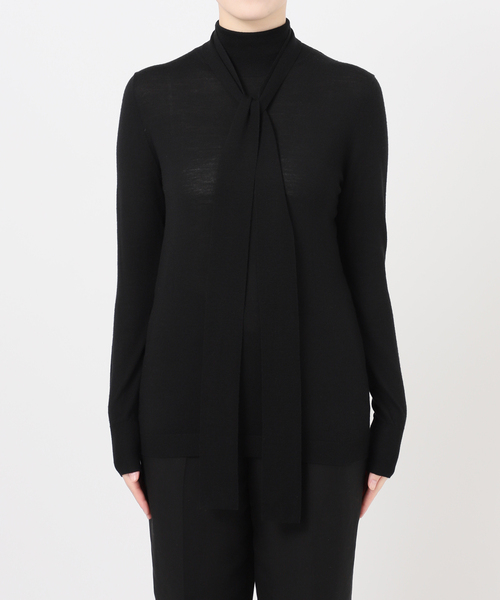 VERMEIL par iena(ヴェルメイユパーイエナ)の「LE PETIT PULLE ル プティ プレ highneck sweater 1251055(ニット/セーター・レディース・アイボリー/ブラック・FREE)」の13枚目の写真