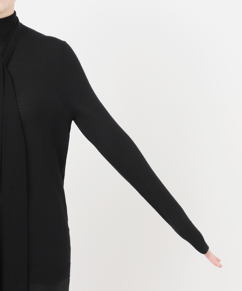 VERMEIL par iena(ヴェルメイユパーイエナ)の「LE PETIT PULLE ル プティ プレ highneck sweater 1251055(ニット/セーター・レディース・アイボリー/ブラック・FREE)」の17枚目の写真