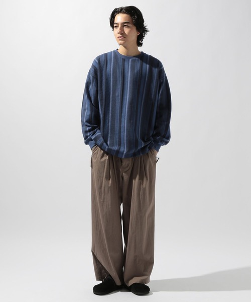 ❋maaです❋ セール】起毛ストライププルオーバー（Tシャツ/カットソー）｜niko and