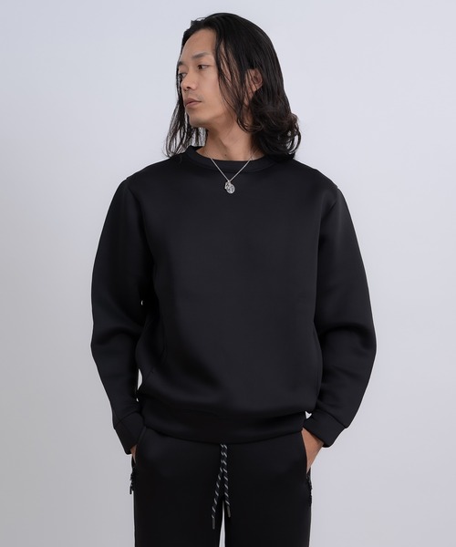 improves（インプローブス）の「ストレッチ プルオーバー トレーナー（スウェット・メンズ・杢グレー/ブラック・X-LARGE/LARGE/MEDIUM）」の2枚目の写真
