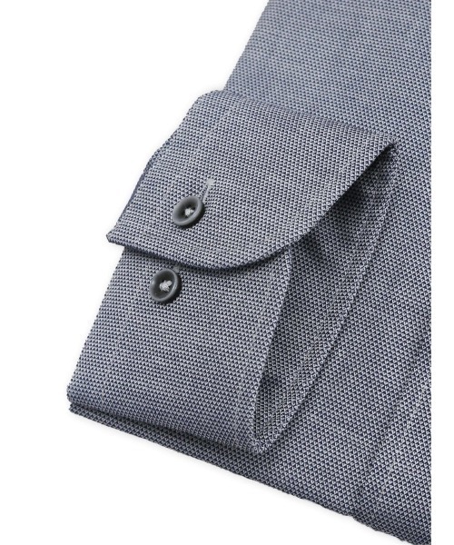 m.f.editorial(エムエフエディトリアル)の「ワイシャツ メンズ ストレッチ イージーアイロン 綿混 カッタウェイ 長袖 ビジネス ドレス NEWスタンダードフィット(ビジネスシャツ・メンズ・ブルー・首回り37cm-裄丈80cm/首回り39cm-裄丈80cm/首回り39cm-裄丈84cm/首回り43cm-裄丈82cm/首回り43cm-裄丈86cm/首回り41cm-裄丈82cm/首回り41cm-裄丈86cm)」の5枚目の写真