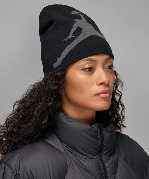 JORDAN BRAND(ジョーダンブランド)の「ジョーダン ブルックリン ピーク ビーニー / Jordan Brooklyn Peak Beanie II2413-010 Black(ニットキャップ/ビーニー・メンズ・ブラック・ONE SIZE)」の3枚目の写真
