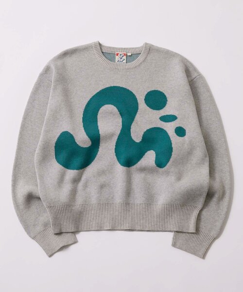 WHO'S WHO gallery（フーズフーギャラリー）の「【COOPER】Mgロゴジャガードニット（ニット/セーター・レディース・ブラック/ホワイト/ネイビー・MEDIUM/SMALL）」の21枚目の写真