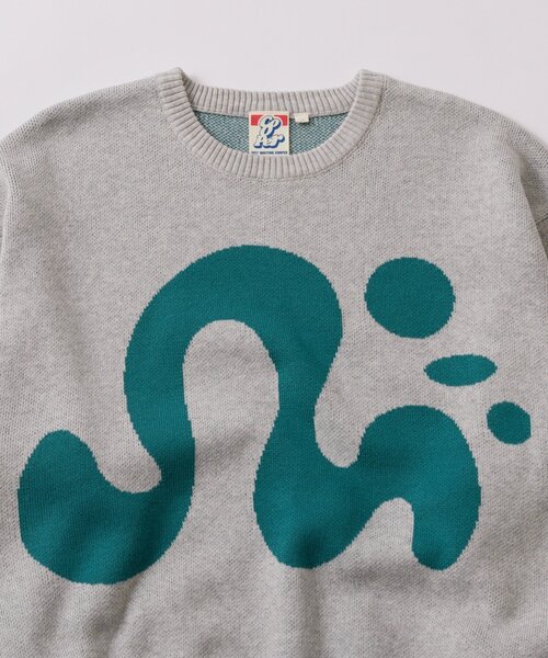 WHO'S WHO gallery（フーズフーギャラリー）の「【COOPER】Mgロゴジャガードニット（ニット/セーター・レディース・ブラック/ホワイト/ネイビー・MEDIUM/SMALL）」の22枚目の写真