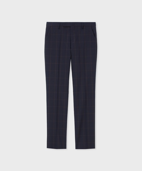 Paul Smith（ポールスミス）の「ウィンドウペーン テーパードトラウザーズ / 253162 074Y（スラックス・メンズ・チャコールグレー/ネイビー・SMALL/MEDIUM/LARGE/XX-LARGE/X-LARGE）」の2枚目の写真