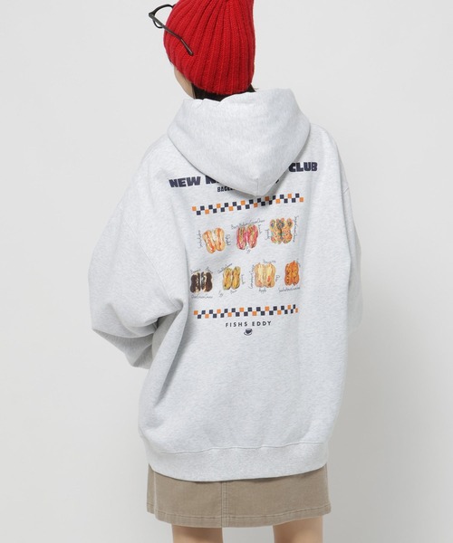 niko and...（ニコアンド）の「【NEW NEW YORK XMAS】コラボフーディ（パーカー・レディース・グレー/ネイビー/レッド・MEDIUM/LARGE）」の19枚目の写真