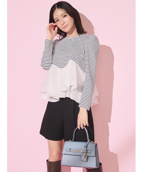 CELFORD セルフォード　新品タグ付　ペプラム　トップス ペプラムドッキングカットトップス（Tシャツ/カットソー）｜CELFORD