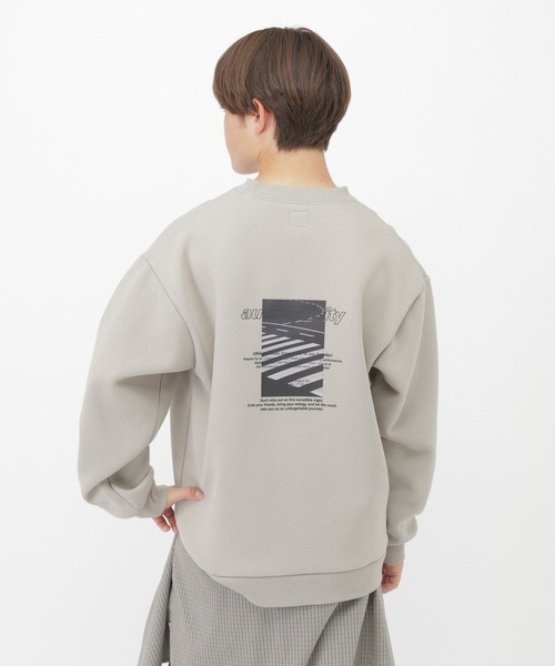 セール】グラフィク裏起毛スウェット/AND YUA ANY/599700（スウェット