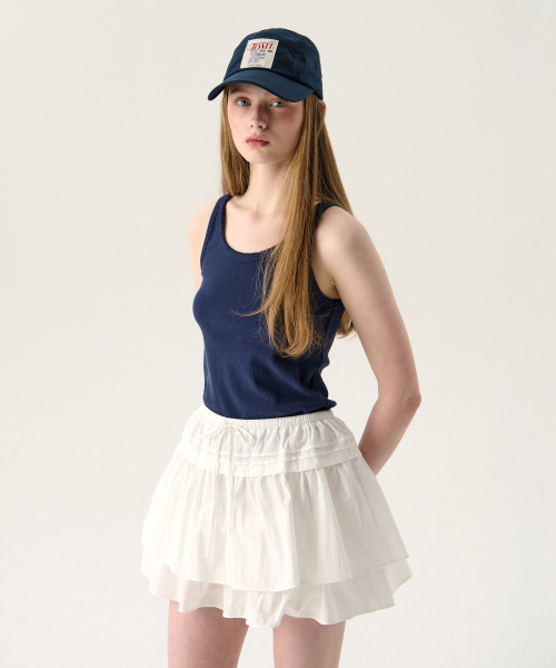 TTUDEMENT(トュードメント)の「SHIRRING MINI SKIRT WHITE(スカート・レディース・その他・SMALL/MEDIUM)」の2枚目の写真