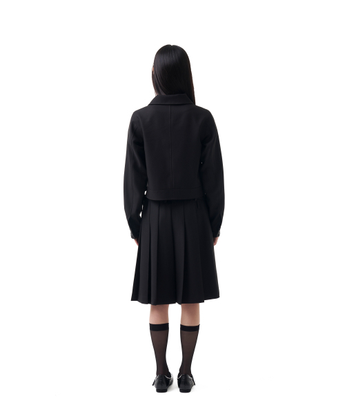 IUGAMAKARAS(イウガマカラス)の「Belted Bag Pleats Midi Skirt (Black)(スカート・レディース・その他・1/2)」の8枚目の写真