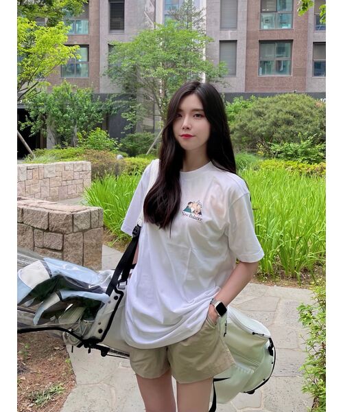 MUSINSA STANDARD WOMAN(ムシンサスタンダードウーマン)の「ウーマンズナイロンバンディングショーツ【ライトベージュ】(その他パンツ・レディース・その他・30/24/26/28)」の10枚目の写真