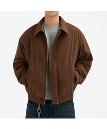 UNDEROFF（アンダーオフ）の「クロップフィットコーデュロイシングルジャンパー ブラウン（その他アウター）」