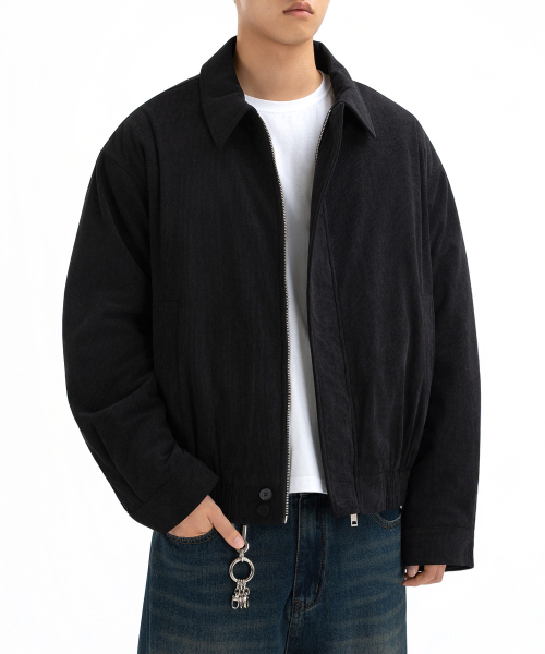 UNDEROFF（アンダーオフ）の「クロップフィットコーデュロイシングルジャンパー ブラウン（その他アウター・メンズ・ブラウン・MEDIUM/LARGE/X-LARGE）」の5枚目の写真