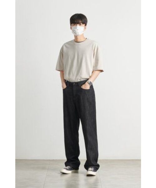 MUSINSA STANDARD（ムシンサスタンダード）の「[クールタンダード] リラックスフィットクルーネックTシャツ [エクリュ]（Tシャツ/カットソー・メンズ・その他・XXX-LARGE/SMALL/MEDIUM/LARGE/X-LARGE/XX-LARGE）」の10枚目の写真