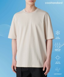 [クールタンダード] リラックスフィットクルーネックTシャツ [エクリュ]