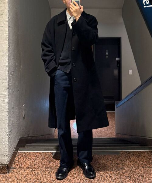 MUSINSA STANDARD（ムシンサスタンダード）の「ワイドシノパンツ[ネイビー]（その他パンツ・メンズ・その他・30/33/26/27/28/29/40/38/42/36/34/32/31）」の9枚目の写真