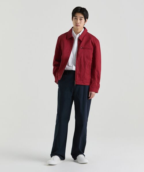 MUSINSA STANDARD（ムシンサスタンダード）の「ワイドシノパンツ[ネイビー]（その他パンツ・メンズ・その他・30/33/26/27/28/29/40/38/42/36/34/32/31）」の12枚目の写真