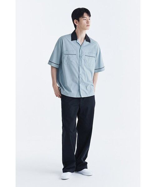 MUSINSA STANDARD（ムシンサスタンダード）の「ワイドシノパンツ[ネイビー]（その他パンツ・メンズ・その他・30/33/26/27/28/29/40/38/42/36/34/32/31）」の13枚目の写真