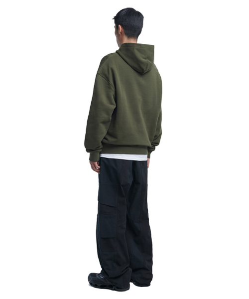 NOMANUAL(NOMANUAL)の「C.F HOODIE - KHAKI(パーカー・レディース・その他・SMALL/MEDIUM/LARGE/X-LARGE)」の4枚目の写真