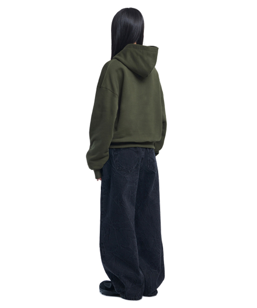 NOMANUAL(NOMANUAL)の「C.F HOODIE - KHAKI(パーカー・レディース・その他・SMALL/MEDIUM/LARGE/X-LARGE)」の6枚目の写真
