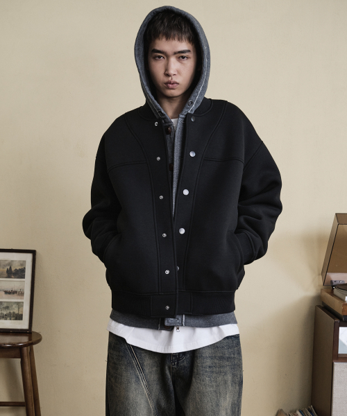 TAKEASY(テイクイージー)の「ネオプレンバスティジャケット(ブラック)(その他アウター・メンズ・その他・SMALL/MEDIUM/LARGE)」の5枚目の写真