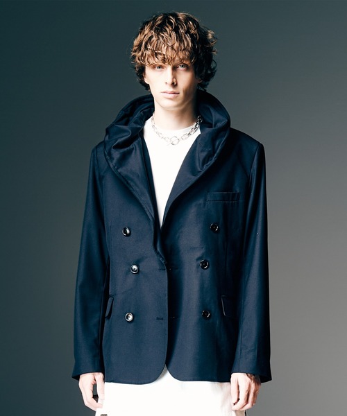 glamb（グラム）の「Carol Tailored Jacket / キャロルテーラードジャケット（テーラードジャケット・メンズ・ベージュ/ブラック/グレー・S/M/L）」の2枚目の写真