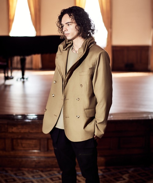 glamb（グラム）の「Carol Tailored Jacket / キャロルテーラードジャケット（テーラードジャケット・メンズ・ベージュ/ブラック/グレー・S/M/L）」の20枚目の写真