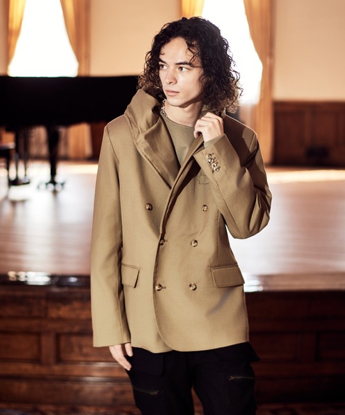 glamb（グラム）の「Carol Tailored Jacket / キャロルテーラードジャケット（テーラードジャケット・メンズ・ベージュ/ブラック/グレー・S/M/L）」の19枚目の写真