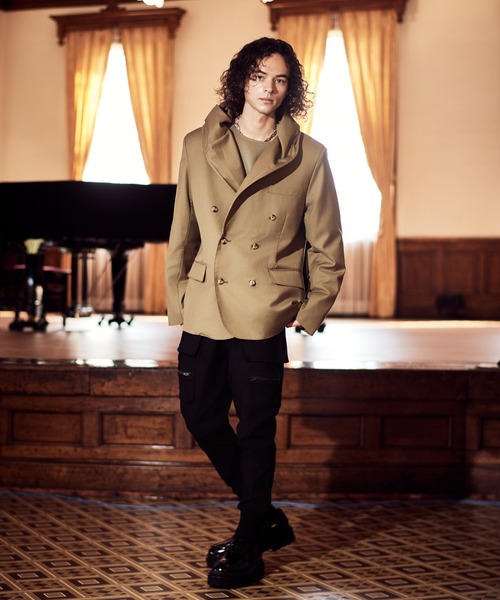 glamb（グラム）の「Carol Tailored Jacket / キャロルテーラードジャケット（テーラードジャケット・メンズ・ベージュ/ブラック/グレー・S/M/L）」の21枚目の写真