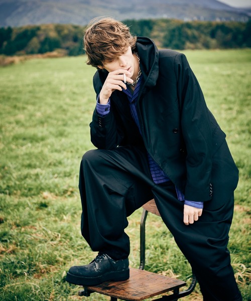 glamb（グラム）の「Carol Tailored Jacket / キャロルテーラードジャケット（テーラードジャケット・メンズ・ベージュ/ブラック/グレー・S/M/L）」の17枚目の写真